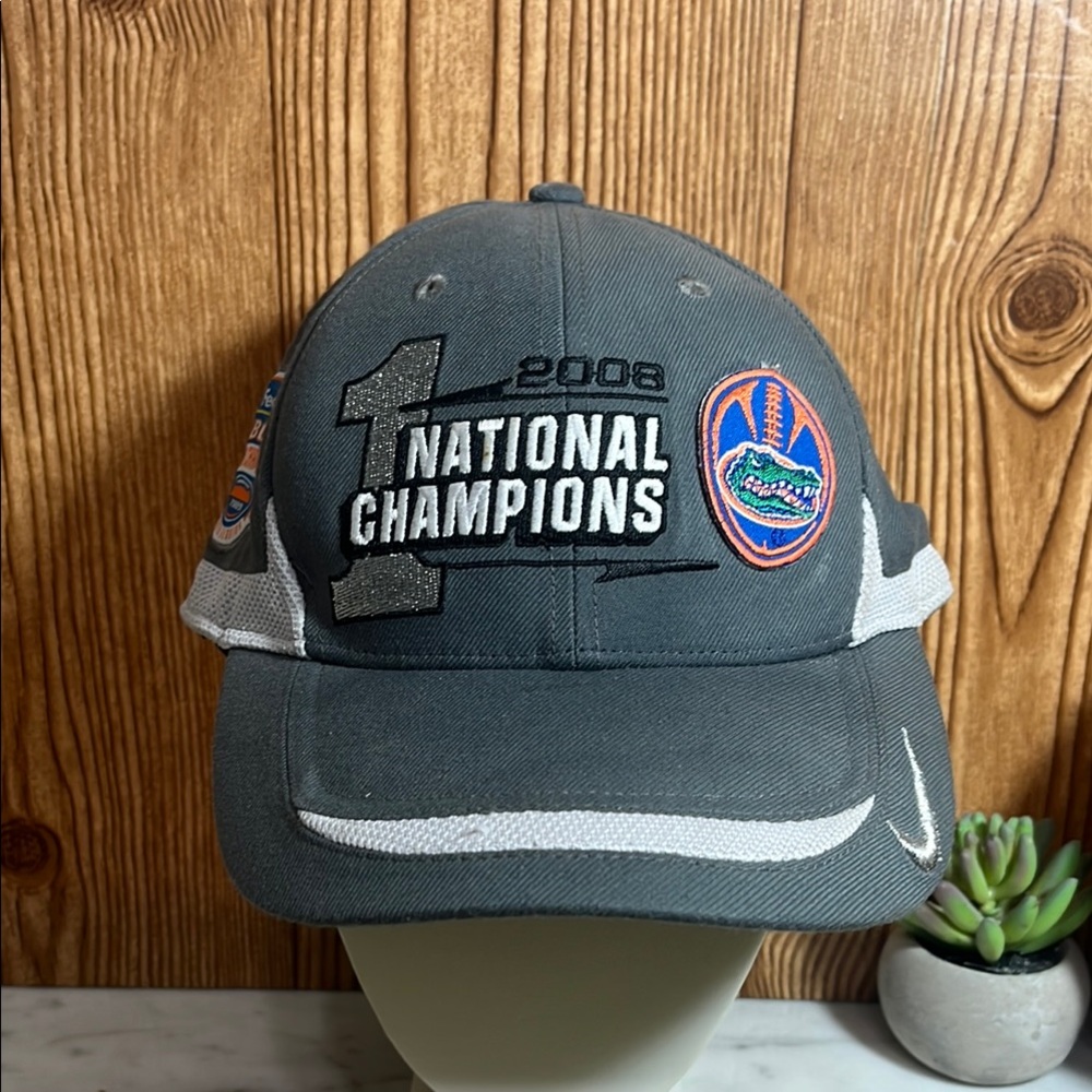 Nike Gray National 2008 Championship Celebration Hat